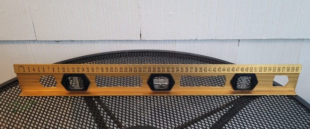 EMPIRE Speed Level #450-24 Aluminum - Gold 24” - Inches/MM - U.S.A - READ