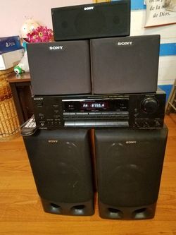 RECIBIDOR CON BOCINAS SONY