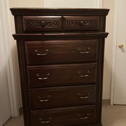 5 Drawer Solid Wood Dresser