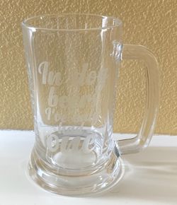 Funny Beer Mug “In dog beers I’ve only had one”