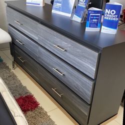 DRESSER BLACK AND GREY