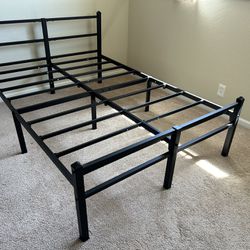 Bed Frame with Headboard - Full Size, 14 inch