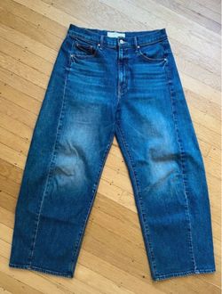 Mother Lil Full Pipe Flood Barrel Jeans - Size 26 | It's A Small World Wash
