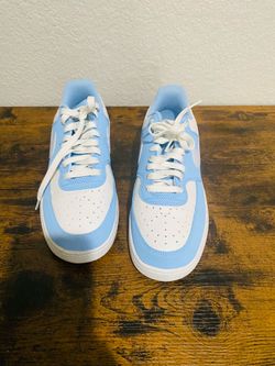 Nike Low Top Lace-Up Light Blue White Men's Sneakers IM1652-100
