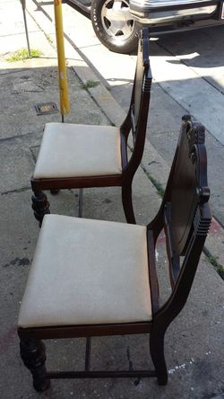Queens Anne style 2Pc Chair's