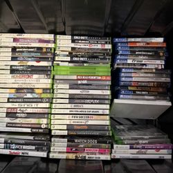 Xbox 360, PS4, and Nintendo DS Games- BUNDLE