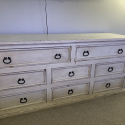 Solid Natural Wood Dresser 