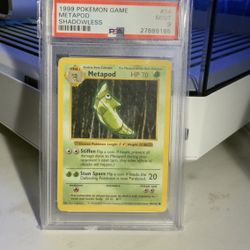 1999 Metapod Shadowless PSA