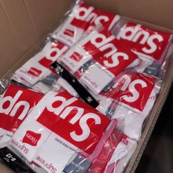 Hanes x Supreme White Socks 