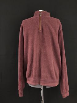 Tommy Bahama Mens Maroon Half ½ Zip Pullover Sweatshirt Jumper XL Sweater EUC