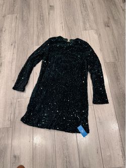 New Never Worn - green sequin dress Size M