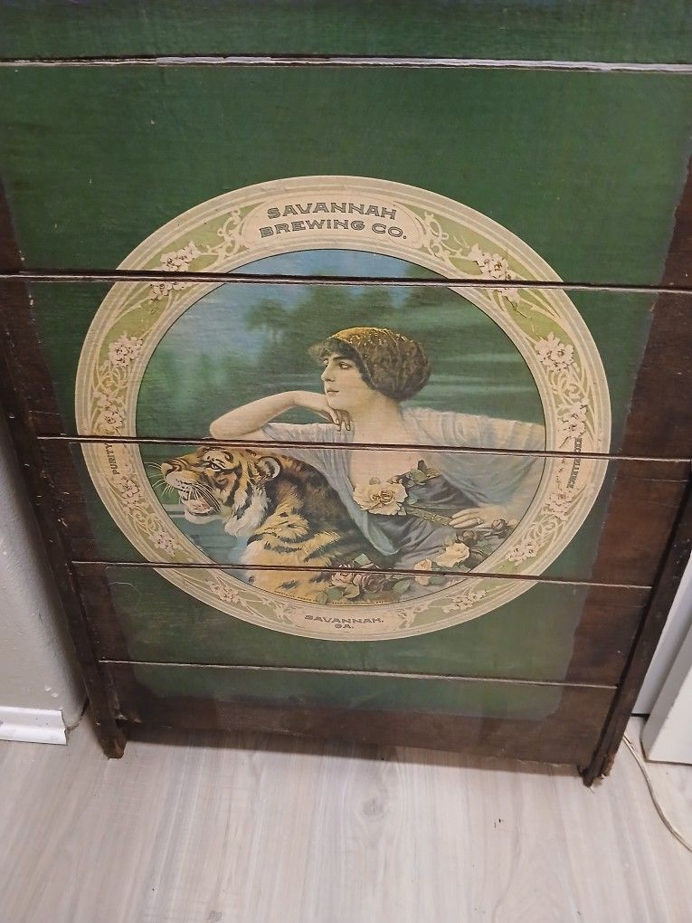Vinymtsge Authentic Beer Advertising Wall Hanging