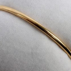 14k Yellow Gold Bangle 7in 