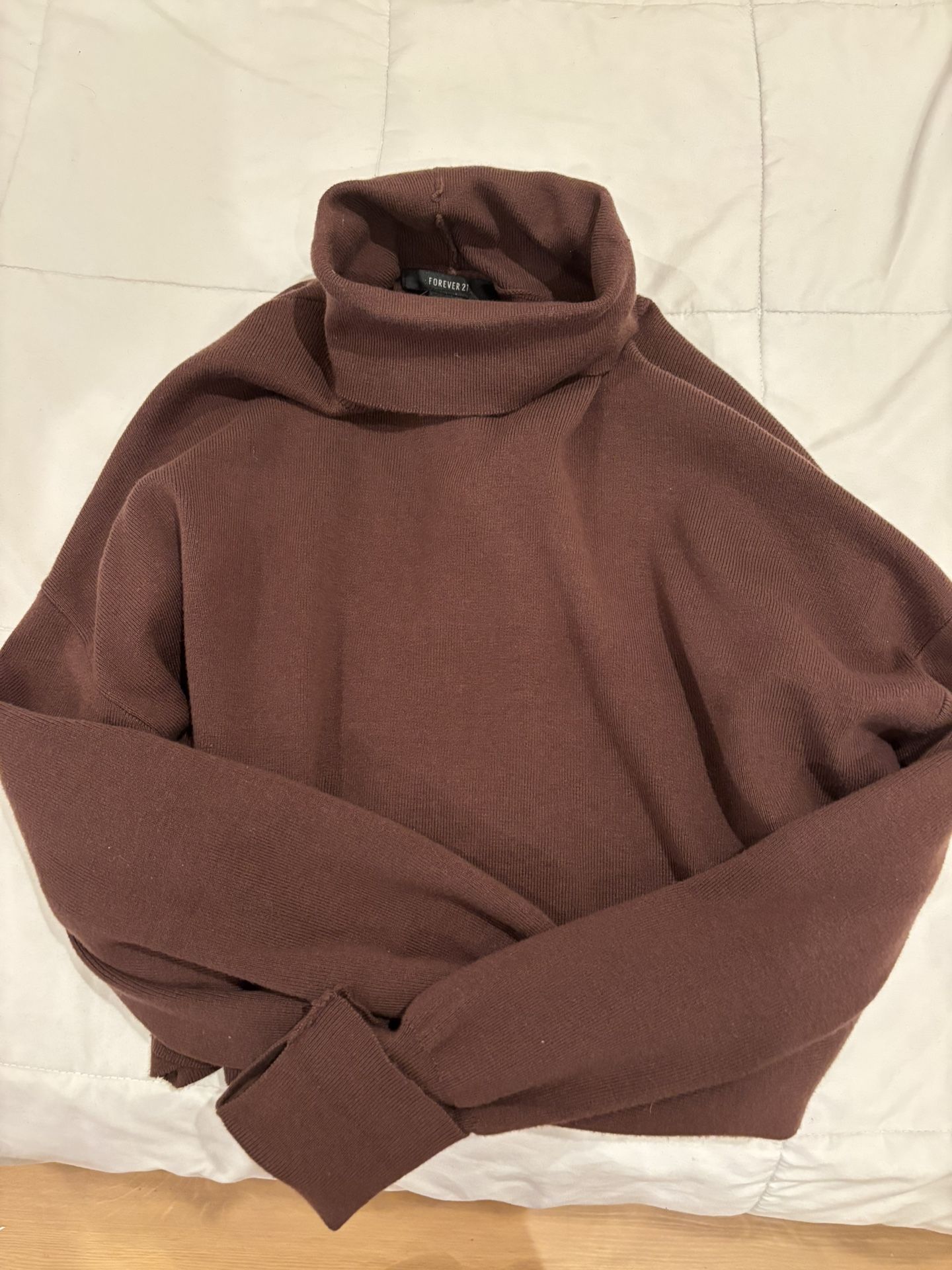 Crop Top Turtle Neck