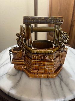 Vintage Wishing Well Planter