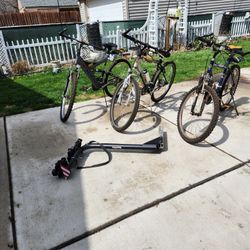 Bicycles, with carrier and lock REDUCED $225.00 Or best offer