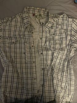 Y2K Fusa Jeans button Up 2000’s