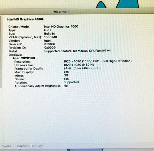 Apple Mac Mini Late 2012 2.5Ghz i5 12GB 500GB OS CATALINA Audio Recording 🎶