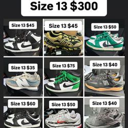 Jordan Nikes New Balance Size 13 Men’s Package Deal 