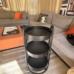Black Bar Cart