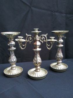 Antique Dilly Candle Stands