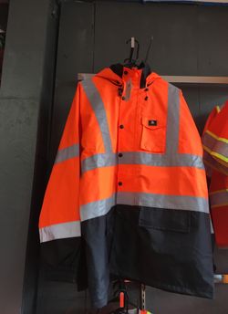 Lightweight waterproof high Visibility jacket