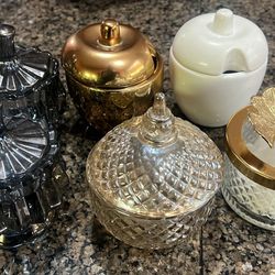 Sugar And Cream Serving Jars 