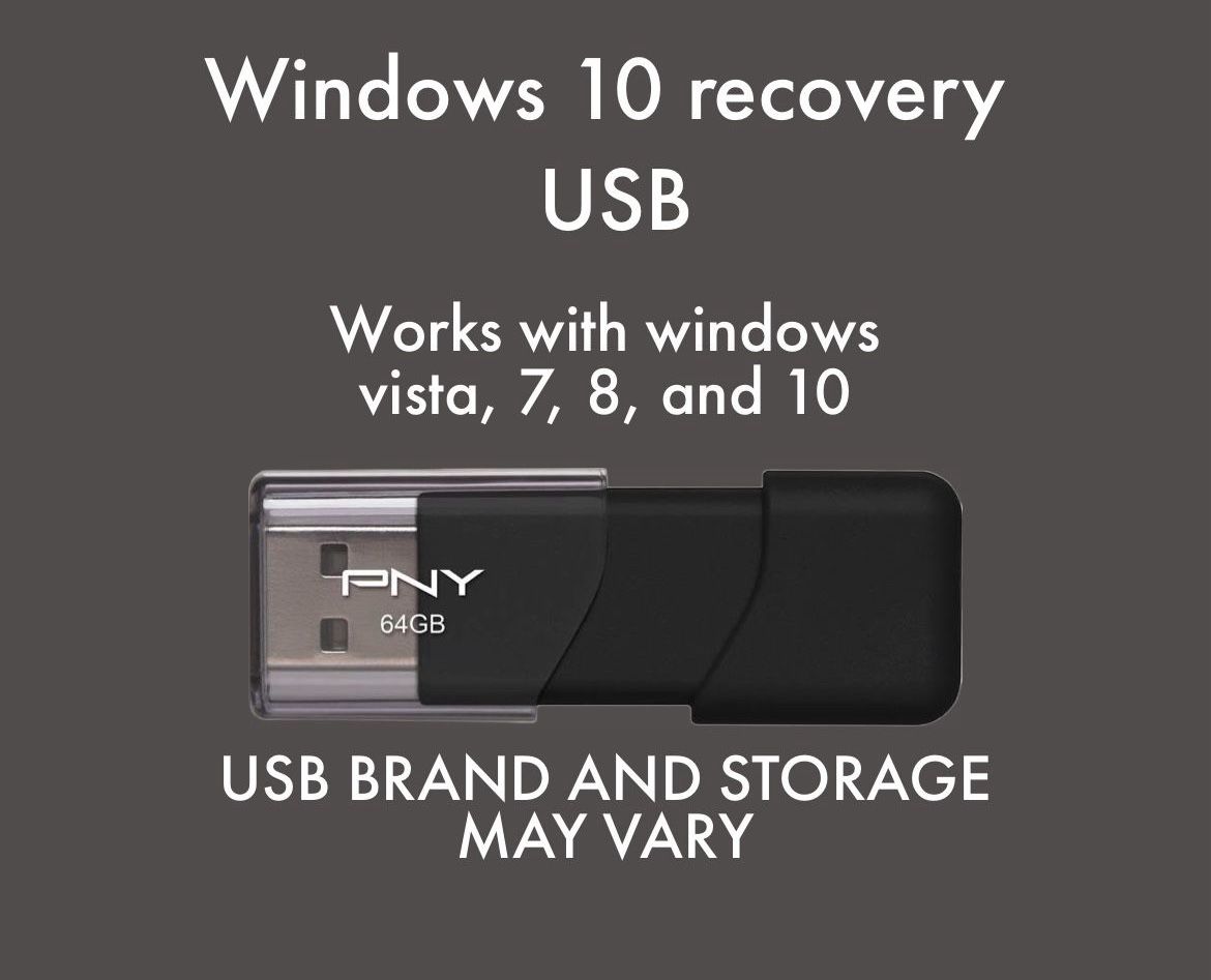Windows 10/11 Reinstall/Recovery Flash Drive
