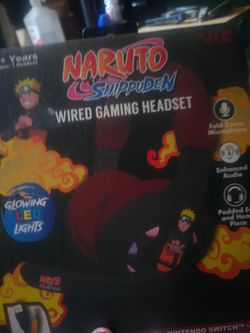 Naruto wired headset