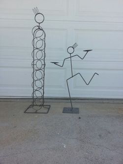 Wine rack and candle holder