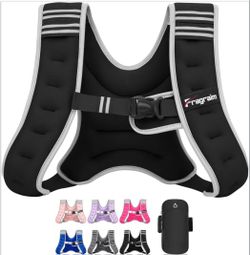Fragraim 8lb Weighted Vest and Pair of 5lb Weighted Ankle Weights 