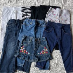 2T Leggings, Jeans And Skirt