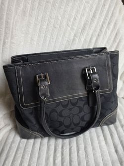 Coach Signature Tote Bag Black