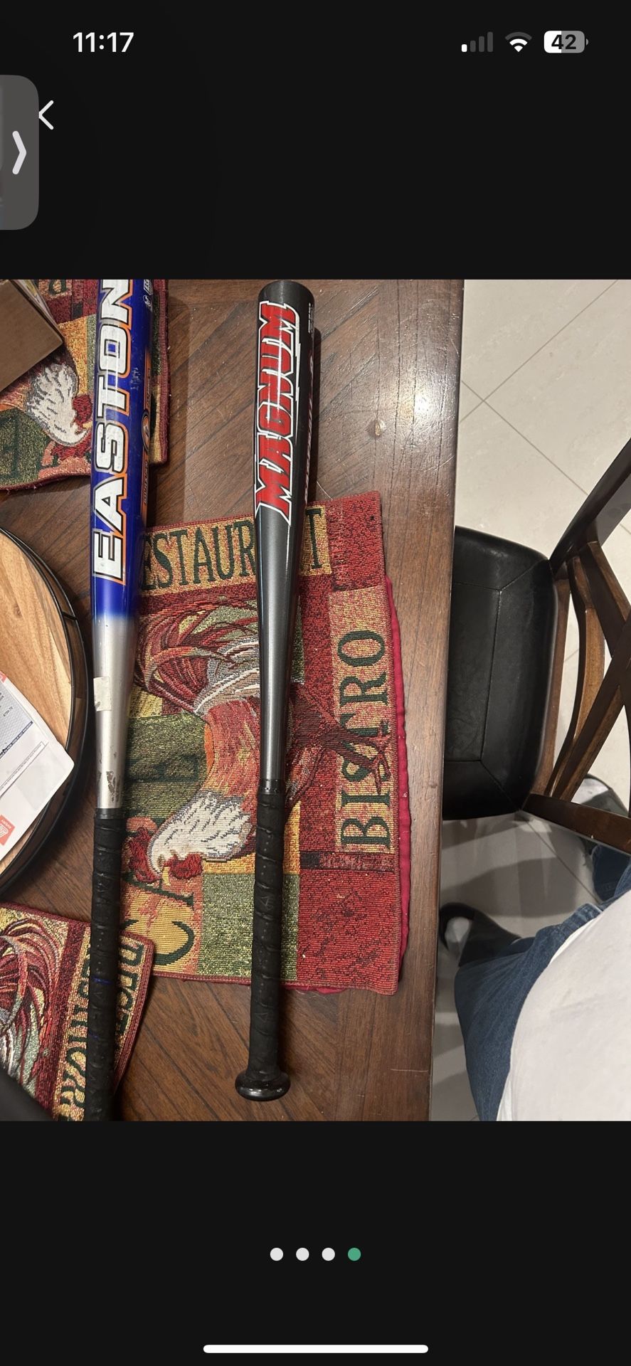 EASTON MAGNUM LK2 29" INCH 21 OZ. 2 1/4 DIA BASEBALL BAT LK2