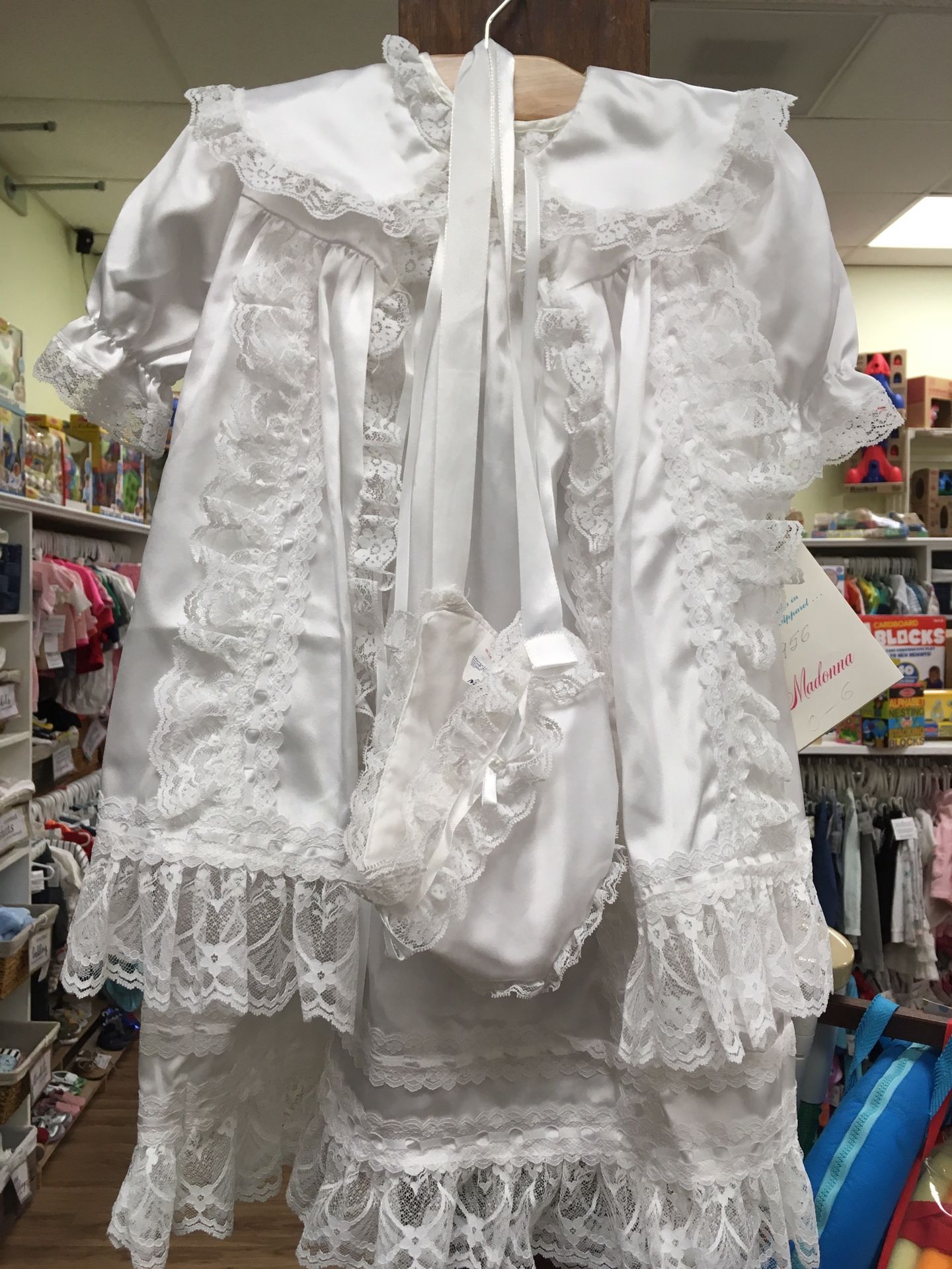 Baptismal Gown (new 3 piece)