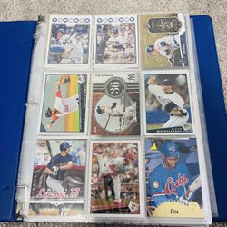 250+ High Quality Collectible Baseball Cards with Binder And Pages