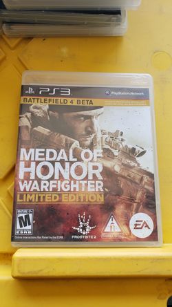 Ps3 Medal Of Honor Warfighter Limited Edition