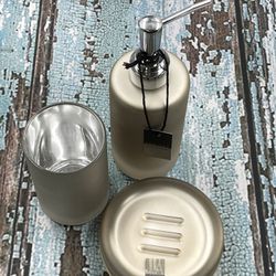 JIA Home Frosted Glass Bathroom Set