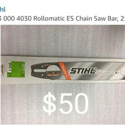 chainsaw bar 25 inches