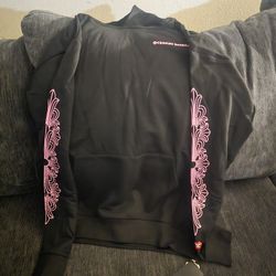 Chrome Heart Black And Pink Hoodie ( L & M)