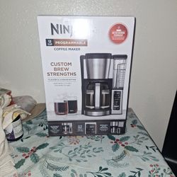 New Ninja 12cup Programmable Coffee Maker