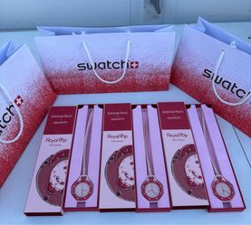 Swatch x AP Royal Pop collection Otto Rosso