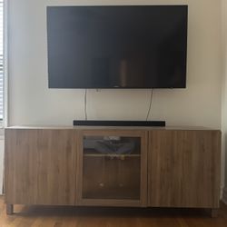 Besta storage Combination w/ Glass door / Oak Stained 