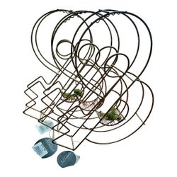 Live Threads Unique Air Plant Wire Home Decor (Set of 3)