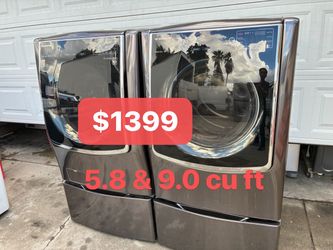 LG Signature Washer and Dryer Set