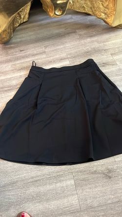 Black Pleated Skirt
