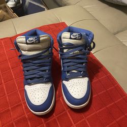 Nike Air  Jordan  1     Blue White Grey  5 1/2