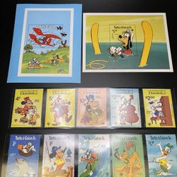 Set Of Disney Stamps