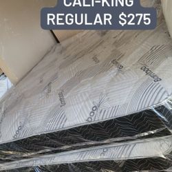 Cali-King Regular Mattress Set 