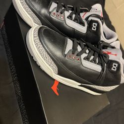 Black Cement Jordan 3s